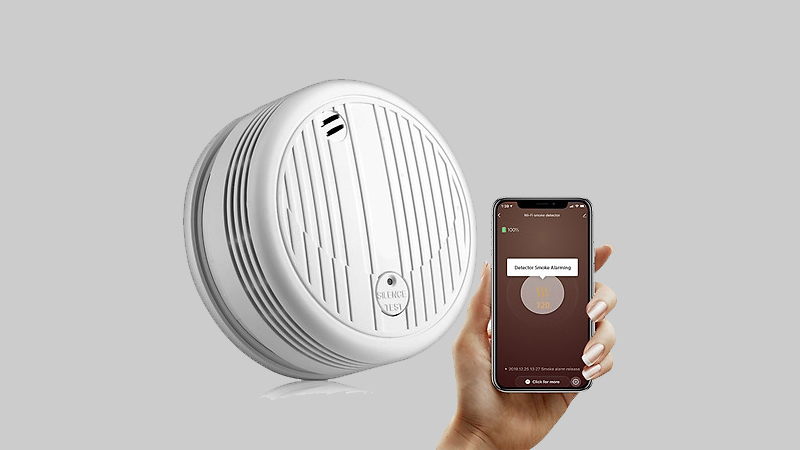 Cảm biến kh&oacute;i b&aacute;o động về điện thoại